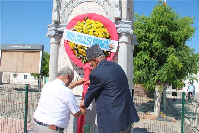 Menemen Kaymakamı Şehit Kemal Bey Anıldı