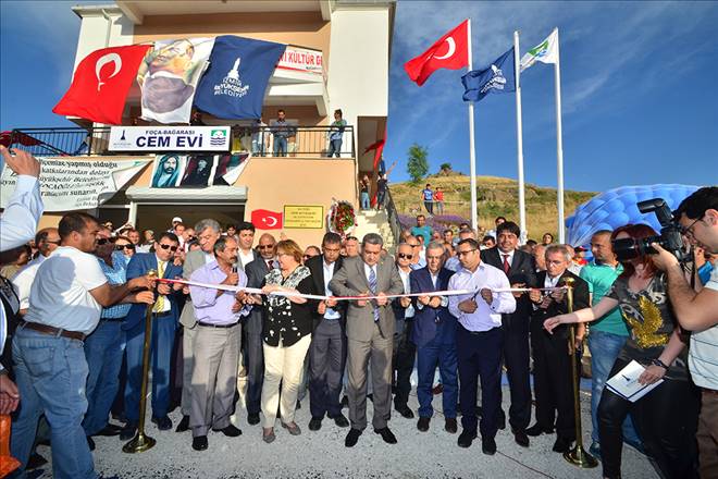 Foça Bağarası Cemevi Açıldı