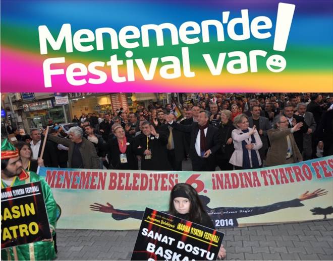 Menemen'de Festival var 