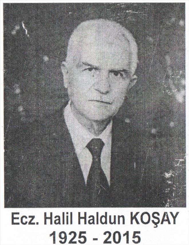 Eğitim Gönüllüsü  Ecz. H. Haldun KOŞAY´ı Kaybettik