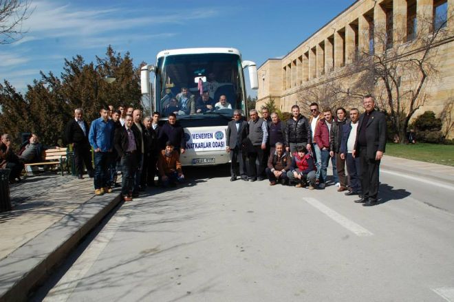 Menemenli Sanatkarlar Fuar İçin Ankara da  