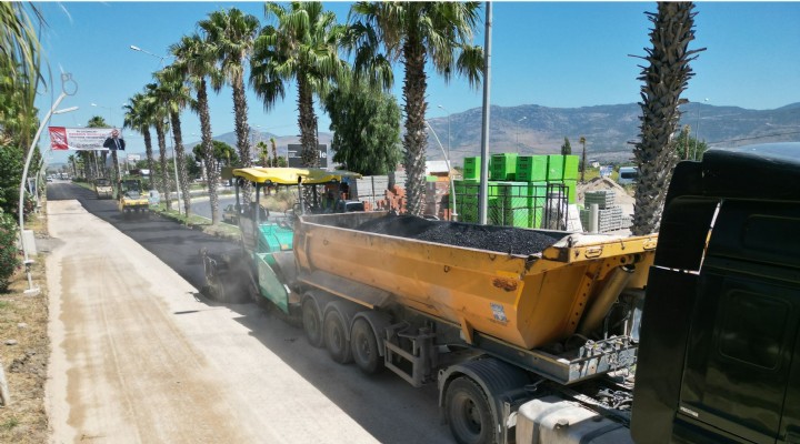 MENEMEN’DE TARİHİN EN KAPSAMLI YOL ÇALIŞMASI BAŞLADI