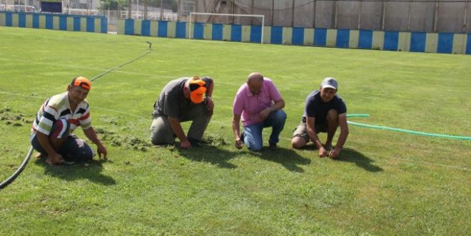  Spor Sahası Bakıma Alındı