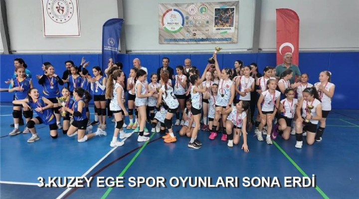3.KUZEY EGE SPOR OYUNLARI SONA ERDİ