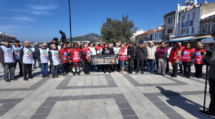 FOÇADA ÖĞRETMENLER ŞİDDETE YETER DEDİLER DERSLERE GİRMEDİLER