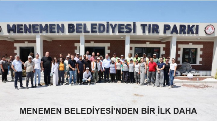 MENEMEN BELEDİYESİ'NDEN BİR İLK DAHA