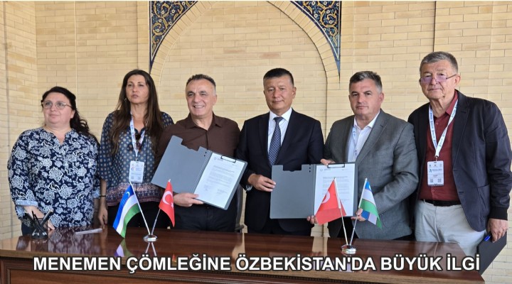 MENEMEN ÇÖMLEĞİNE ÖZBEKİSTAN'DA BÜYÜK İLGİ