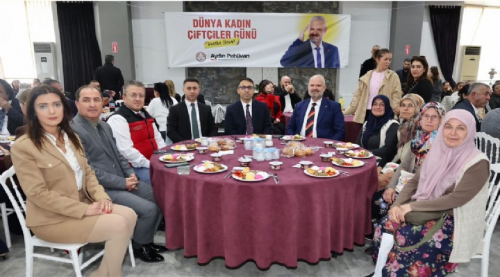 MENEMEN DE ÇİFTÇİ KADINLAR GÜNÜ NE  ÖZEL  KUTLAMA