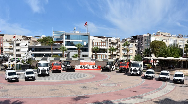 Menemen Belediyesi’nin araç filosu yenileniyor