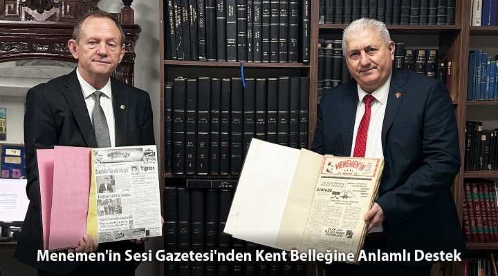 Menemen'in Sesi Gazetesi'nden Kent Belleğine Anlamlı Destek