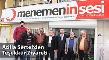 Atilla Sertel´den Teşekkür Ziyareti