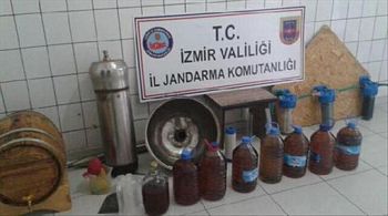Yahşelli´de Sahte Viski Operasyonu