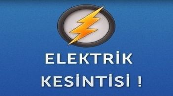 Menemen'de bazı bölgelerde bugün  ELEKTRİK KESİK 